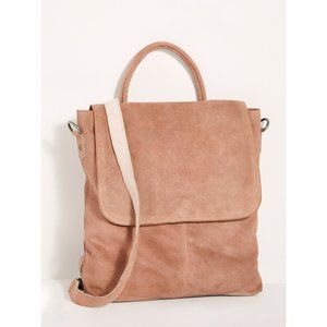New Free People WTF Paris Backpack / Sepia Rose